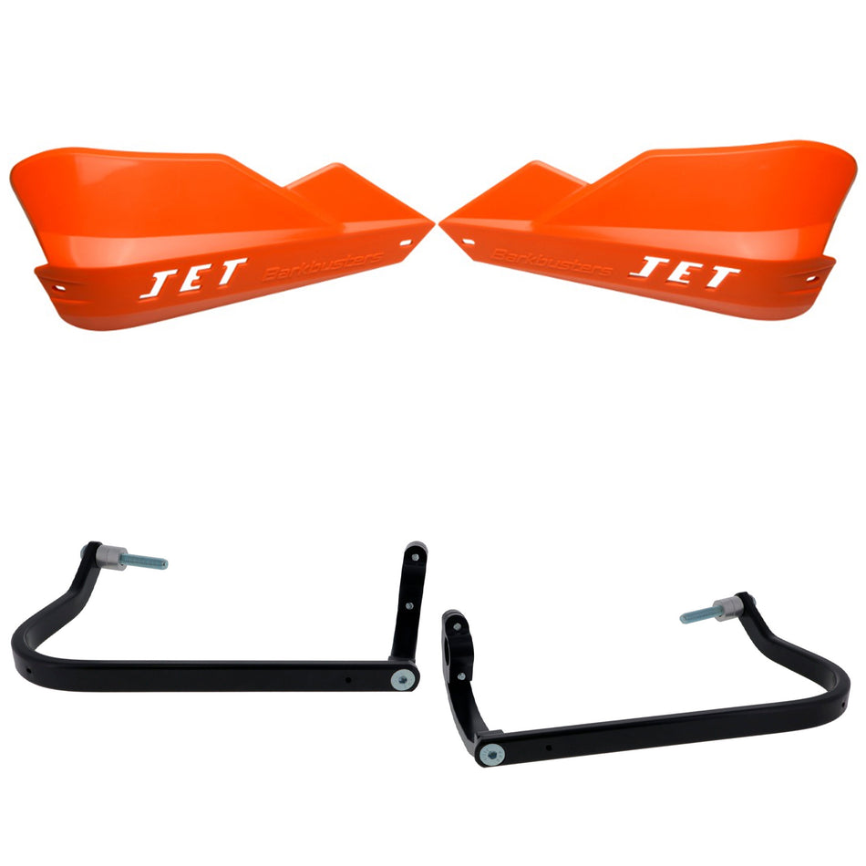 CUBRE PUÑOS ALUMINIO BMW F 750 GS - F 850 GS - F 850 GSA - R 1250 GS - R 1250 GSA - NARANJA (INCLUYE PLASTICOS JET) - BARKBUSTERS