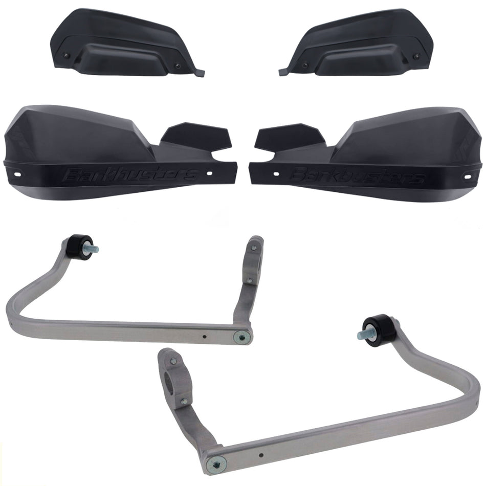 CUBRE PUÑOS ALUMINIO SUZUKI V-STROM 1050 DE 23-26 - V-STROM 800 24-26 - NEGRO/NEGRO [INCLUYE PLASTICOS VPS] - BARKBUSTERS