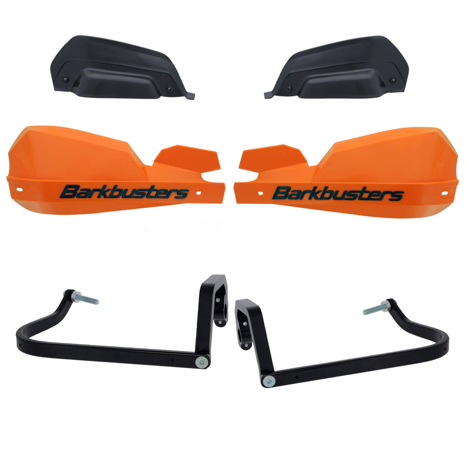 CUBRE PUÑOS ALUMINIO BMW R 1300 GS - 1300 GS ADVENTURE - NARANJA/NEGRO (INCLUYE PLASTICOS VPS) - BARKBUSTERS