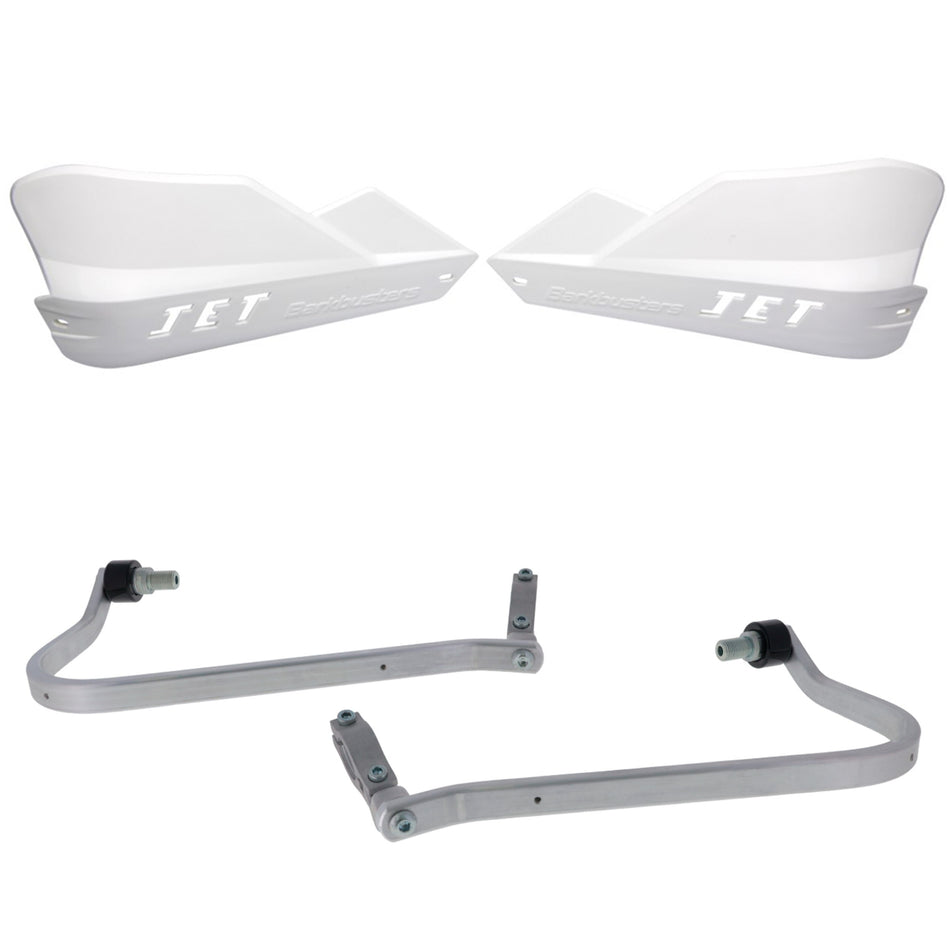 CUBRE PUÑOS ALUMINIO YAMAHA XTZ TENERE 700 25-27 - BLANCO (INCLUYE PLASTICOS JET) - BARKBUSTERS