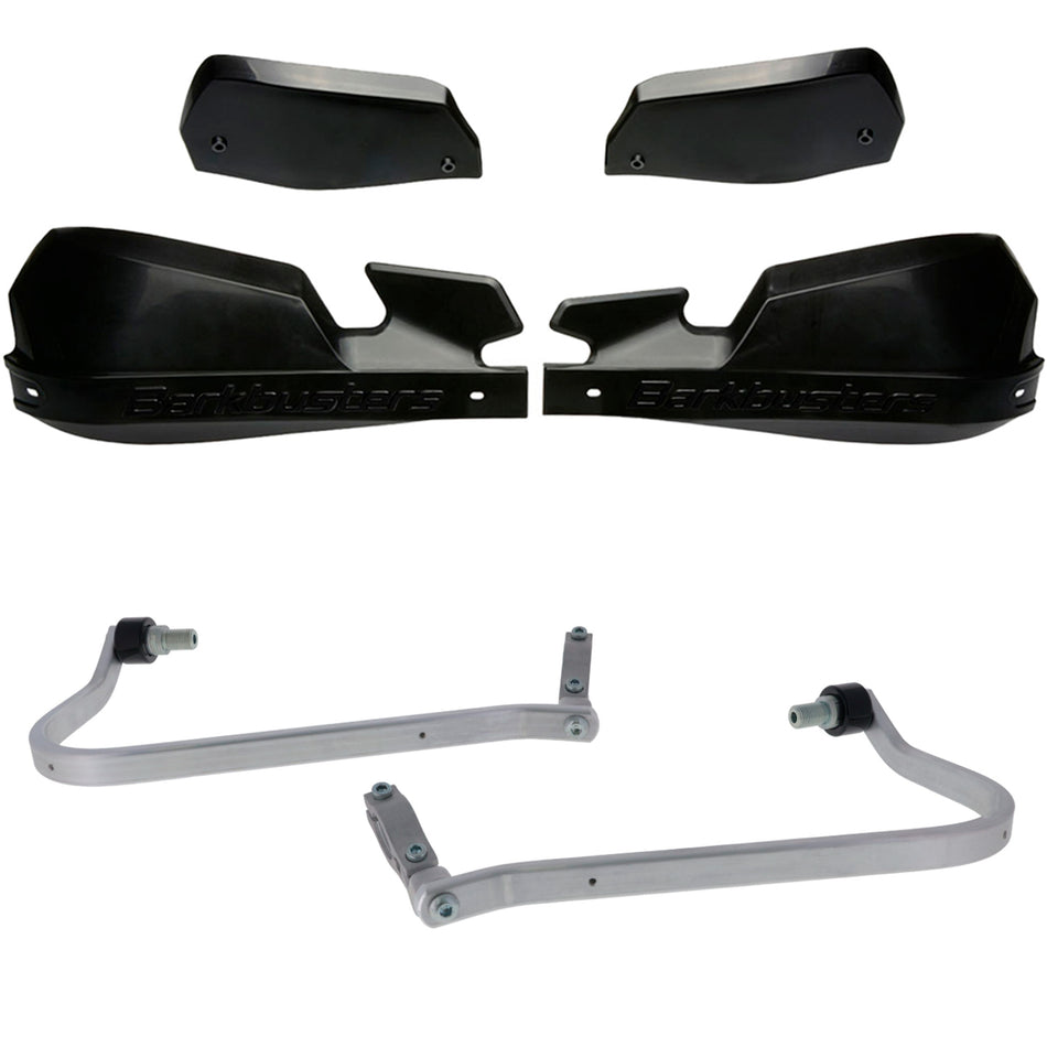 CUBRE PUÑOS ALUMINIO YAMAHA XTZ TENERE 700 25-27 - NEGRO/NEGRO (INCLUYE PLASTICOS VPS) - BARKBUSTERS
