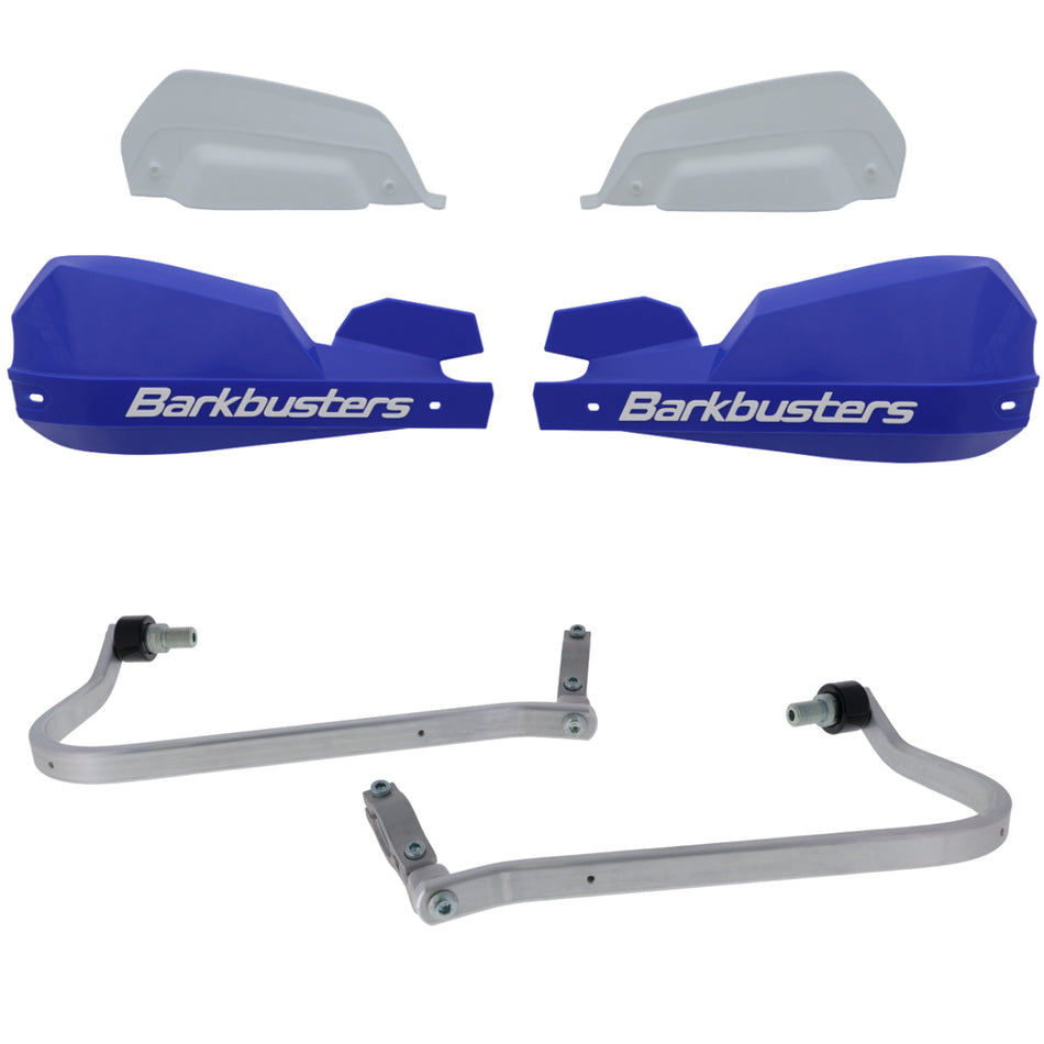 CUBRE PUÑOS ALUMINIO YAMAHA XTZ TENERE 700 25-27 - AZUL/BLANCO (INCLUYE PLASTICOS VPS) - BARKBUSTERS