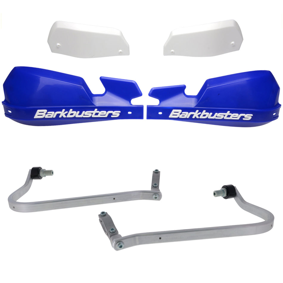 CUBRE PUÑOS ALUMINIO YAMAHA XTZ TENERE 700 25-27 - AZUL/BLANCO (INCLUYE PLASTICOS VPS) - BARKBUSTERS