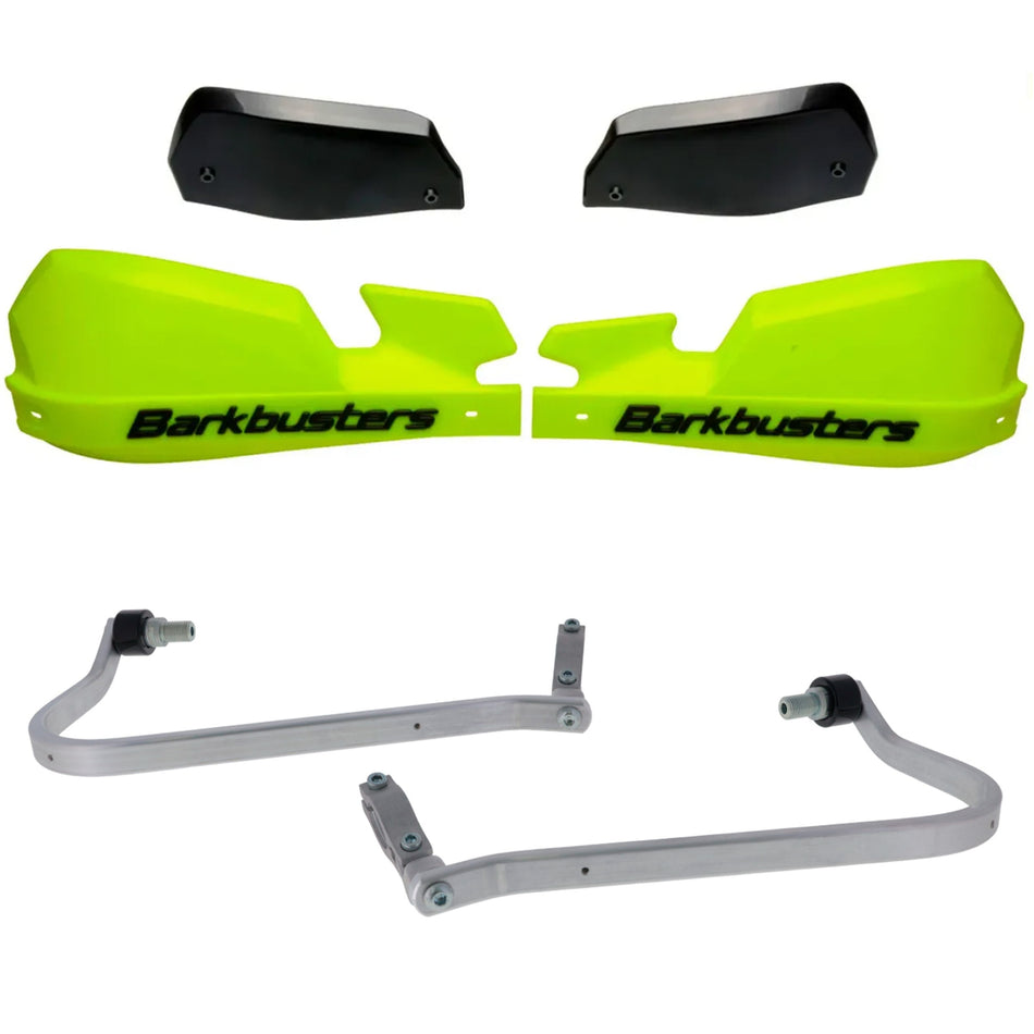 CUBRE PUÑOS ALUMINIO YAMAHA XTZ TENERE 700 25-27 - AMARILLO FLUO/NEGRO (INCLUYE PLASTICOS VPS) - BARKBUSTERS