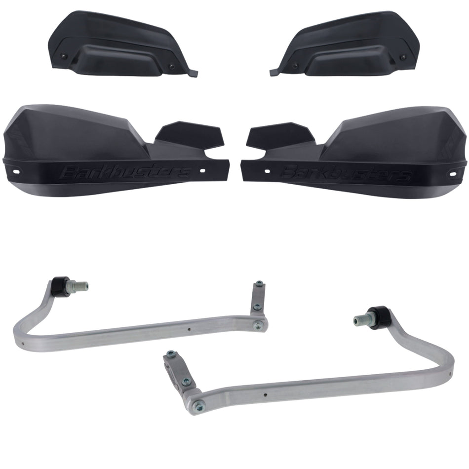 CUBRE PUÑOS ALUMINIO YAMAHA XTZ TENERE 700 25-27 - NEGRO/NEGRO (INCLUYE PLASTICOS VPS) - BARKBUSTERS