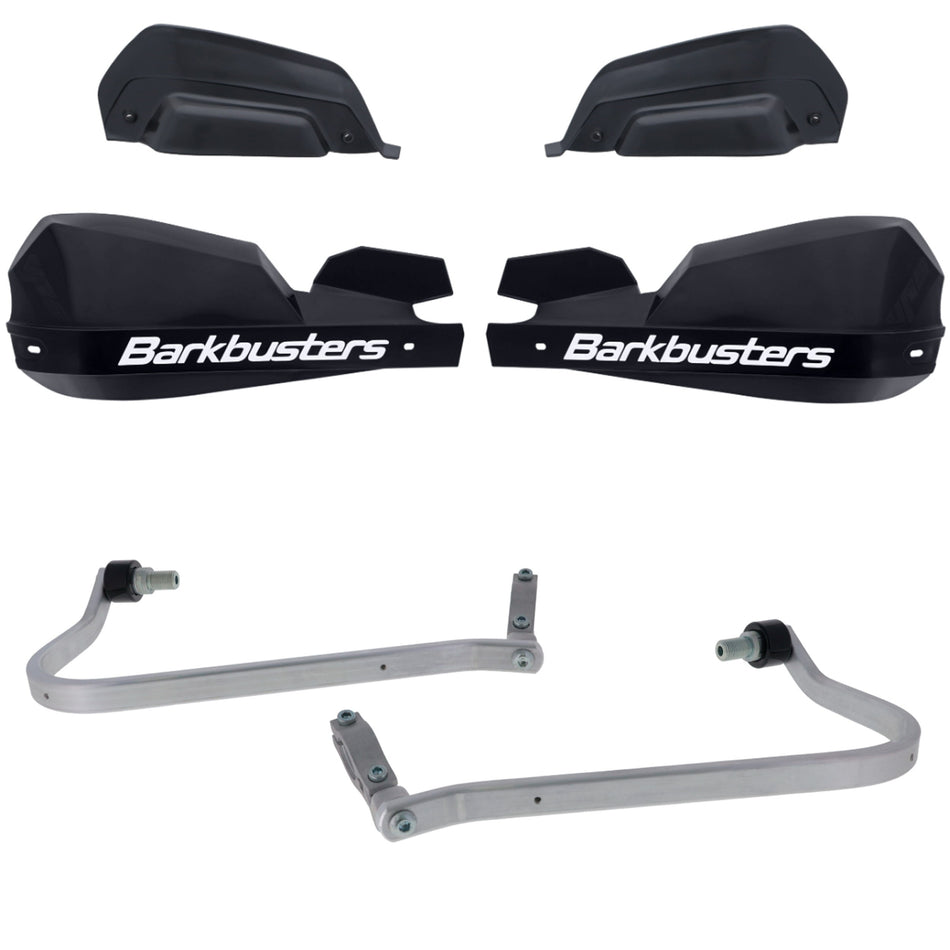 CUBRE PUÑOS ALUMINIO YAMAHA XTZ TENERE 700 25-27 - NEGRO/BLANCO (INCLUYE PLASTICOS VPS) - BARKBUSTERS