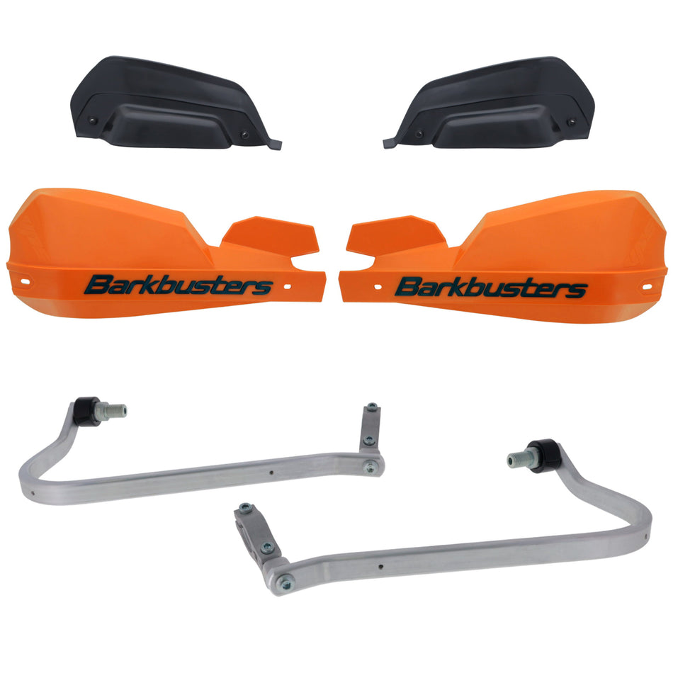CUBRE PUÑOS ALUMINIO YAMAHA XTZ TENERE 700 25-27 - NARANJA/NEGRO (INCLUYE PLASTICOS VPS) - BARKBUSTERS