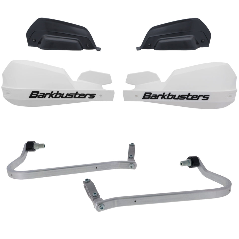 CUBRE PUÑOS ALUMINIO YAMAHA XTZ TENERE 700 25-27 - BLANCO/NEGRO (INCLUYE PLASTICOS VPS) - BARKBUSTERS