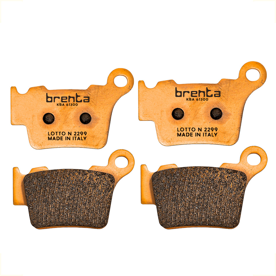 KIT BALATAS FRENO DELANTERO Y TRASERO KTM SX 65 23-26 - HUSQVARNA TC 65 23-26 - SINTERIZADA - BRENTA