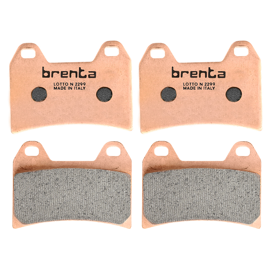 BALATAS DE FRENO - SINTERIZADAS - BRENTA 4093/FA244/07BB19 - ITALIA
