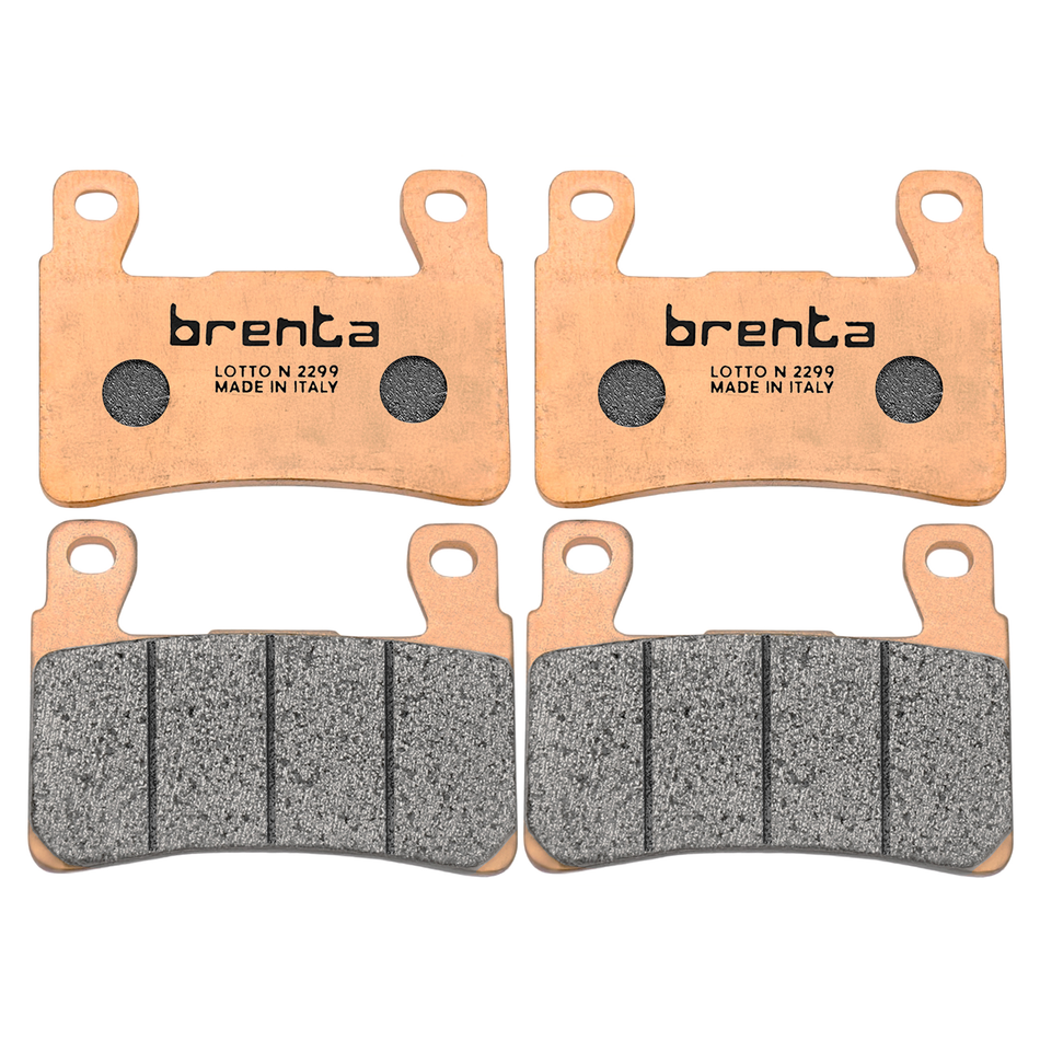 BALATAS DE FRENO - SINTERIZADAS - BRENTA 4112/FA296 | FA265/07HO45 - ITALIA
