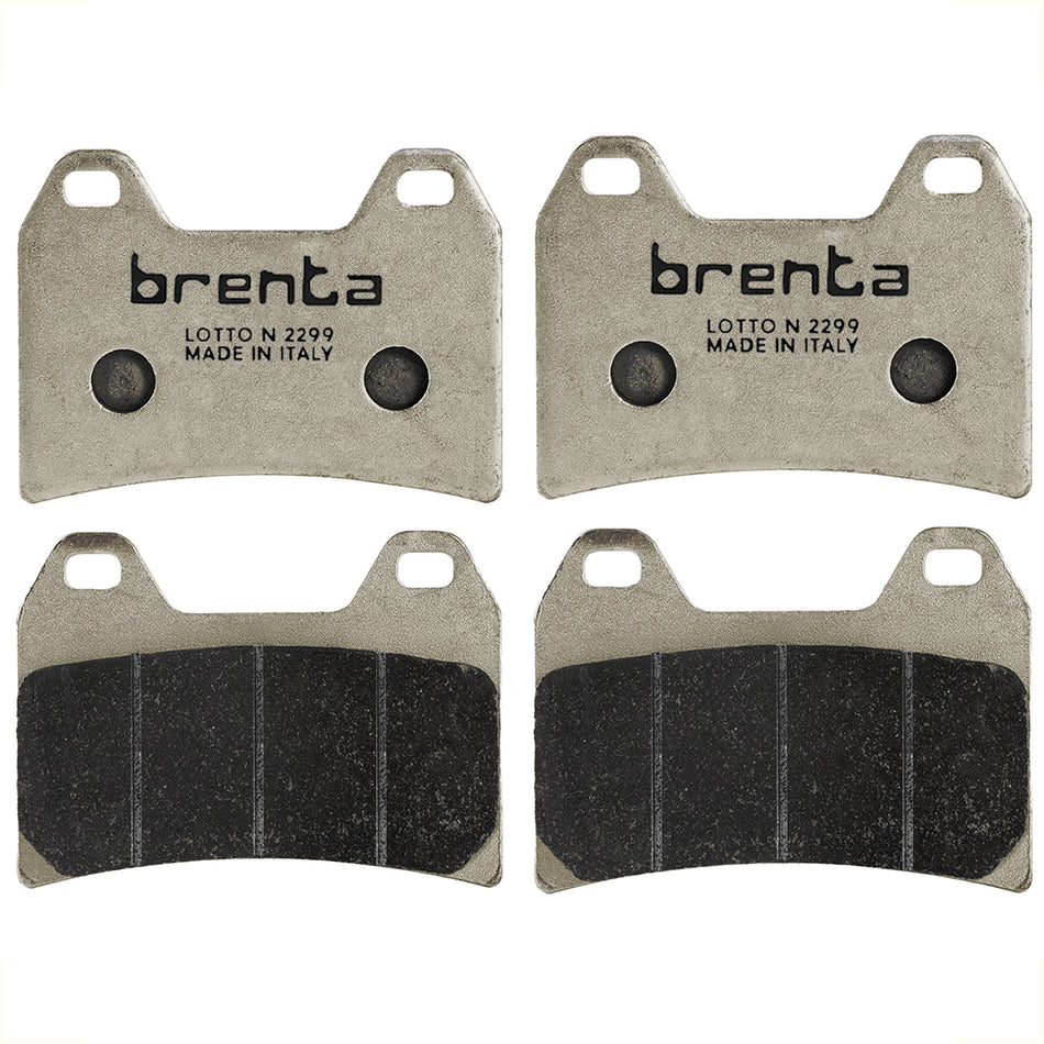 KIT BALATAS FRENO DELANTERO - CERAMICAS - BRENTA 5093/FA244/07BB19 - ITALIA