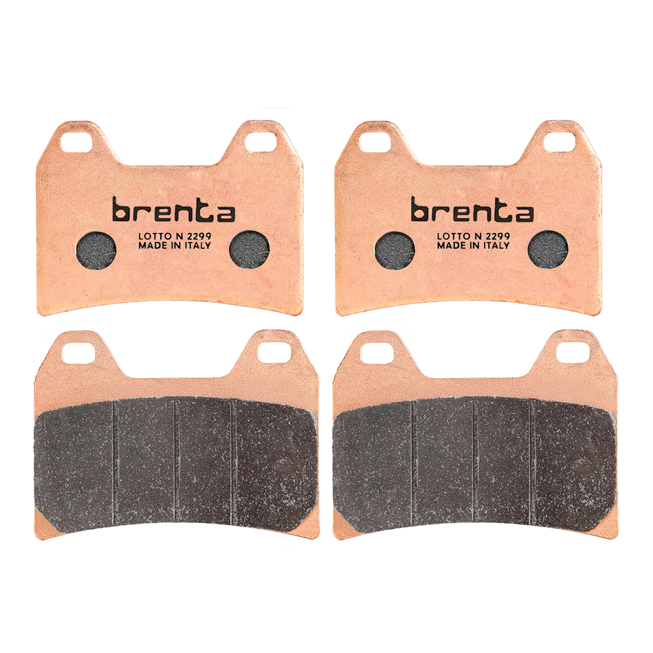 BALATAS DE FRENO - SINTERIZADAS PRO - BRENTA 7093/FA244/07BB19 - ITALIA