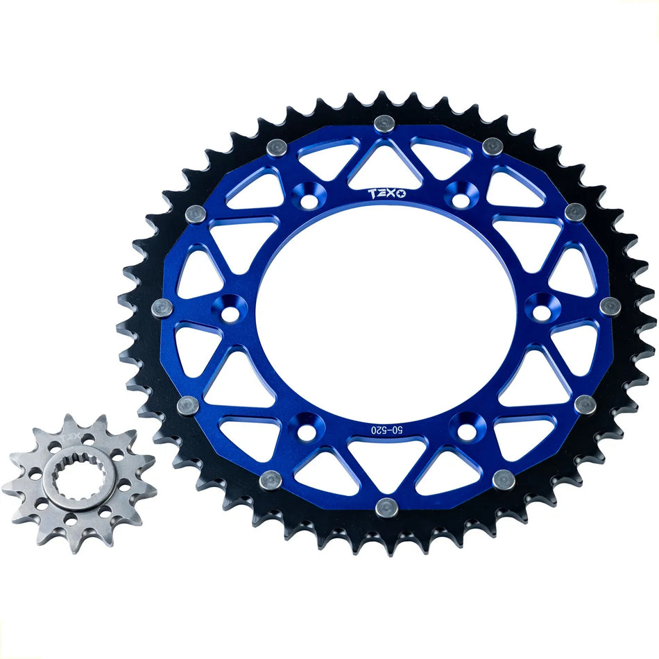KIT ENGRANE SPROCKET HUSQVARNA TC 125/150/250 - FC 250/350/450 - TE 125/150/250/300 - FE 250/350/450/501 50T/13T - TEX