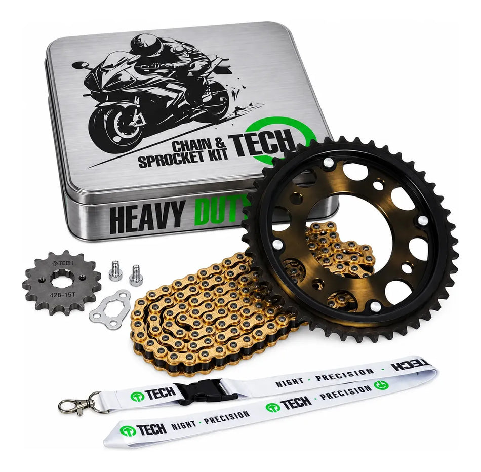 KIT DE ARRASTRE HONDA CBF 110 - REFORZADO - GOLD - TECH