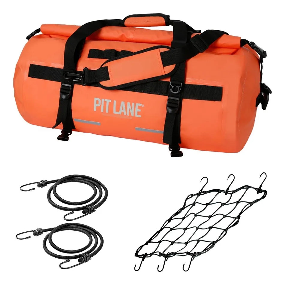 MALETA BOLSA TRASERA 60 LTS - COLOR NARANJA - IMPERMEABLE