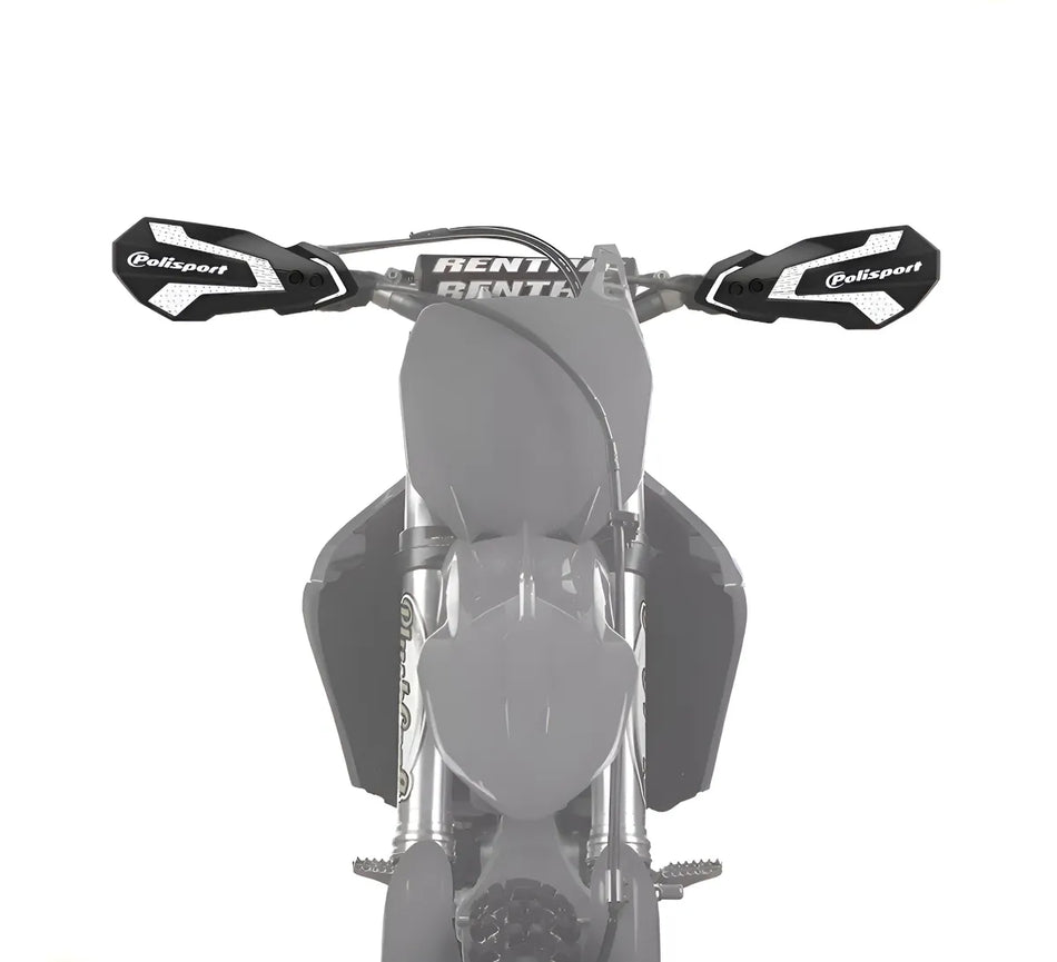 PROTECTOR DE MANOS - FLOW  - KTM - NEGRO/BLANCO