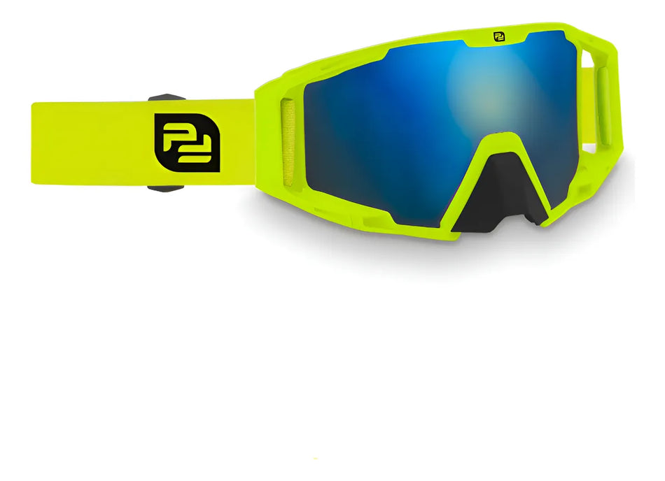 GOGGLES GAFAS TACTICOS MOTOCROSS MX2 - AMARILLO - PRO FACTORY