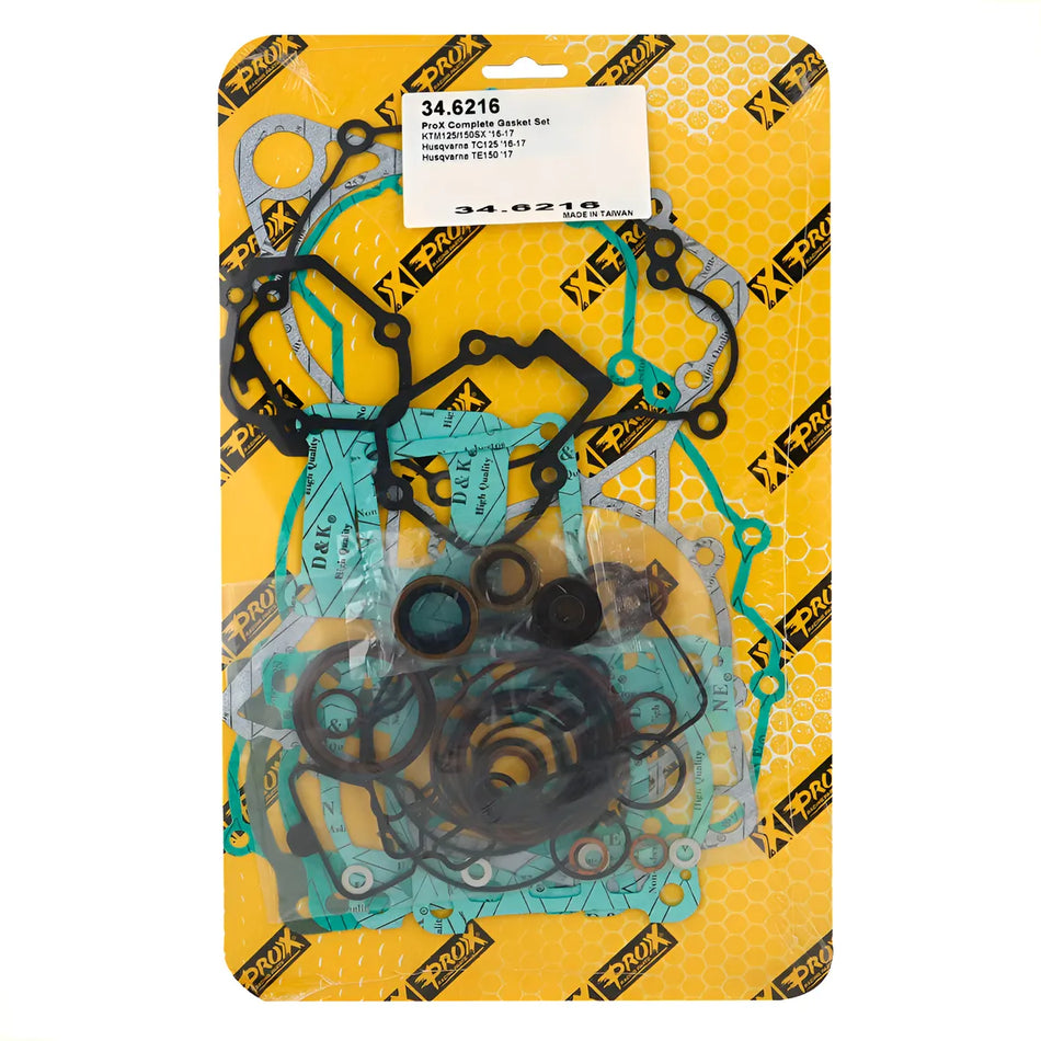 KIT JUNTAS EMPAQUE DE MOTOR KTM SX 125 16-22 - XC-W 150 2017 - HUSQVARNA TC 125 16-22 - TE 150 2017 - GAS GAS MC 125 21-23