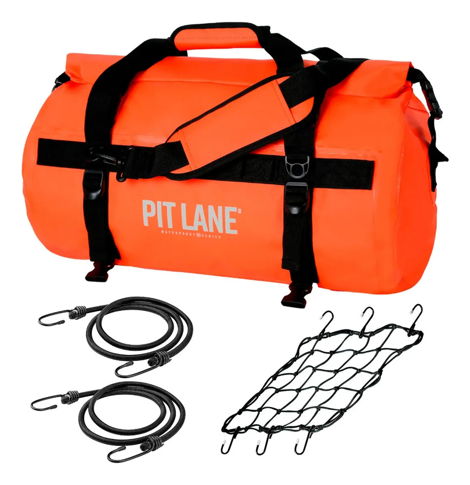 MALETA BOLSA TRASERA 35 LTS - COLOR NARANJA - IMPERMEABLE