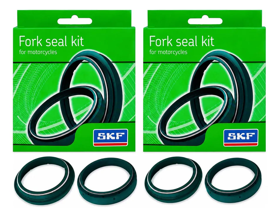 KIT RETEN Y CUBRE POLVOS SUSPENSION X PAR 48 X 58.1 X 8.5 - HONDA CRF 250 R 10-14 - KAWASAKI KX F 250 13-19 - SUZUKI RM-Z 250 13-15 - SUZUKI RM-Z 450 13-14 - SKF