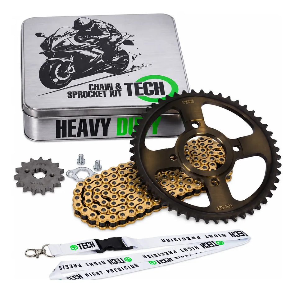 KIT DE ARRASTRE VENTO CROSSMAX 250 - CROSSMAX 250 PRO -  REFORZADO - GOLD - TECH