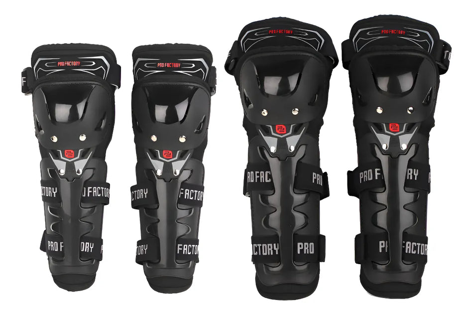 RODILLERAS Y CODERAS PROTECCIÓN MOTOCICLISTA P/ ADULTOS - PRO FACTORY