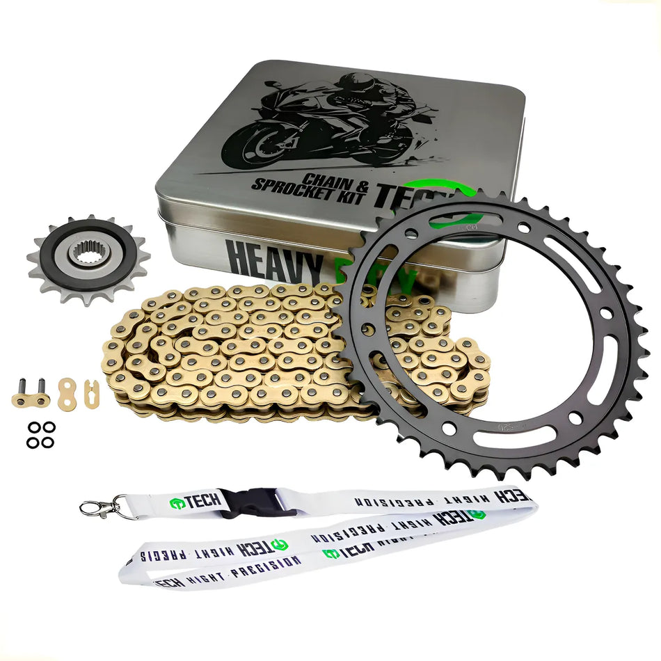 KIT DE ARRASTRE BMW G 310 GS - G 310 R -  CON ORING - GOLD - TECH