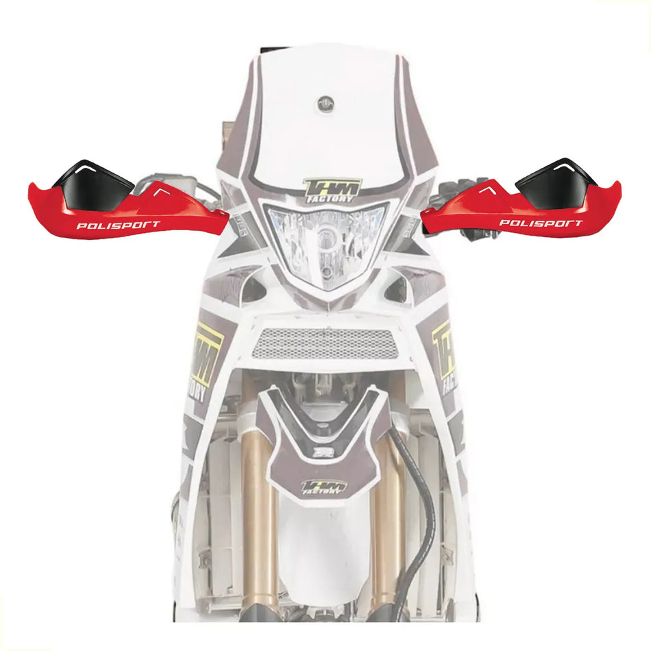 CUBRE PUÑOS - LINEA EVOLUTION - ROJO/NEGRO - UNIVERSALES - POLISPORT