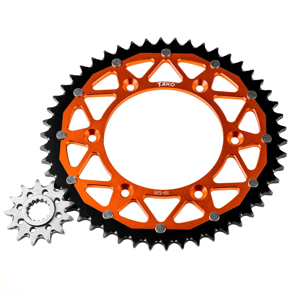 KIT ENGRANE SPROCKET KTM EXC/EXC-F - SX/SX-F - XC/XC-F - XC-W/XCF-W 50T/13T - TEX