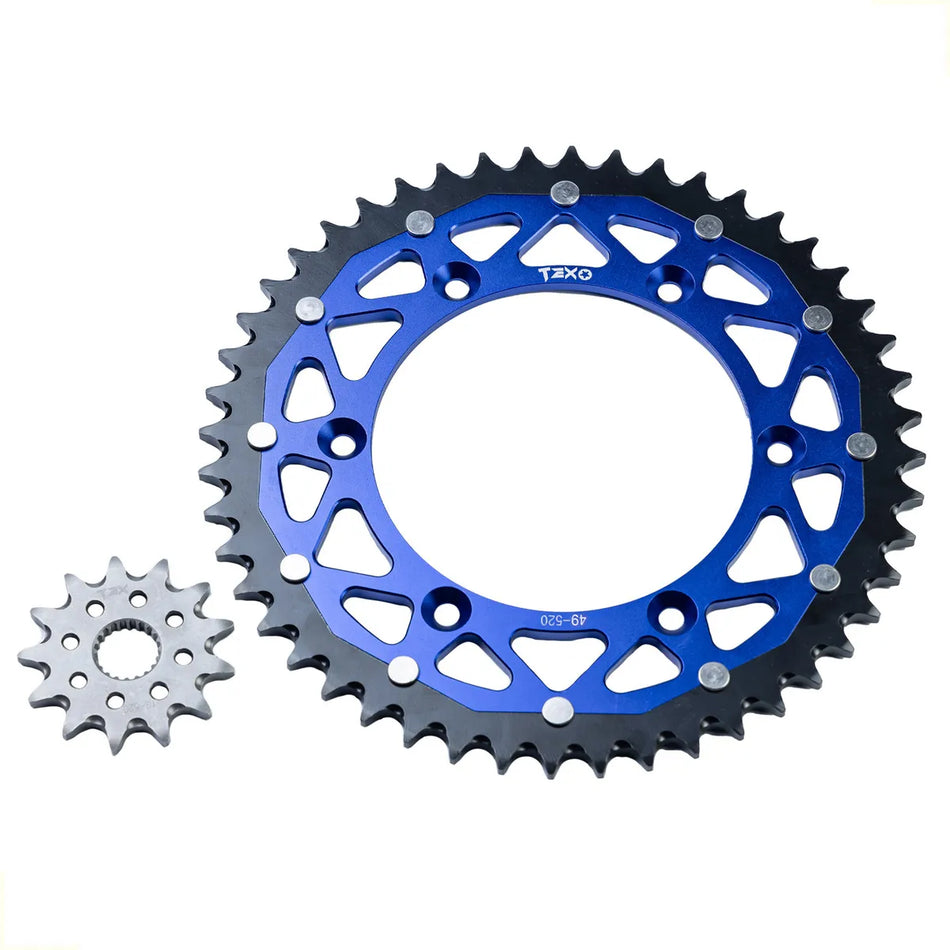 KIT ENGRANE SPROCKET YAMAHA YZ 250F - YZ 250FX - YZ 125 05-26 - WR 250F 49/13T - TEX