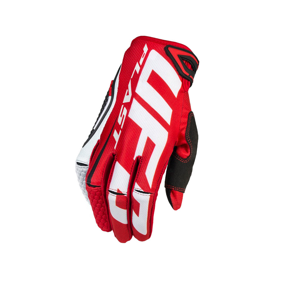 GUANTES UFO BLAZE MOTOCICLISTA MOTOCROSS ENDURO - ROJO