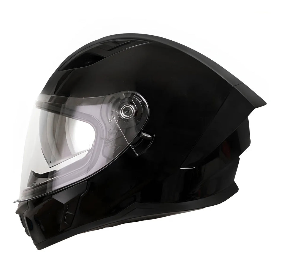 CASCO VEGA HELMET HOLESHOT - DOT CERTIFICADO - NEGRO