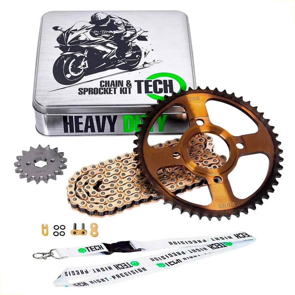 KIT DE ARRASTRE VENTO GTS 300 - VELOCI XEVERUS 250 -  CON ORING - GOLD - TECH