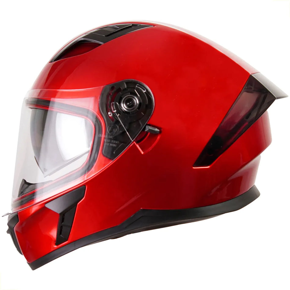 CASCO VEGA HELMET HOLESHOT - DOT CERTIFICADO - ROJO