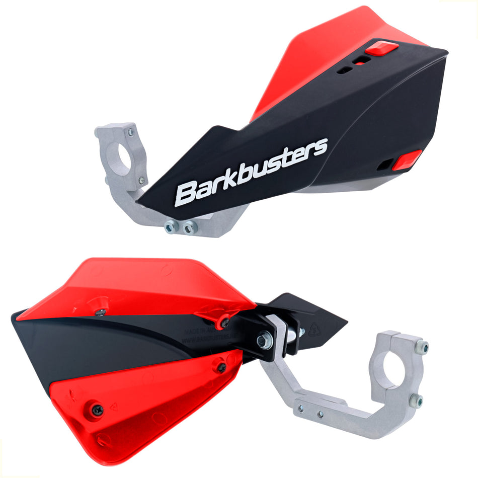 CUBRE PUÑOS SABRE MX/ENDURO - COLOR ROJO/NEGRO - UNIVERSALES - BARKBUSTERS