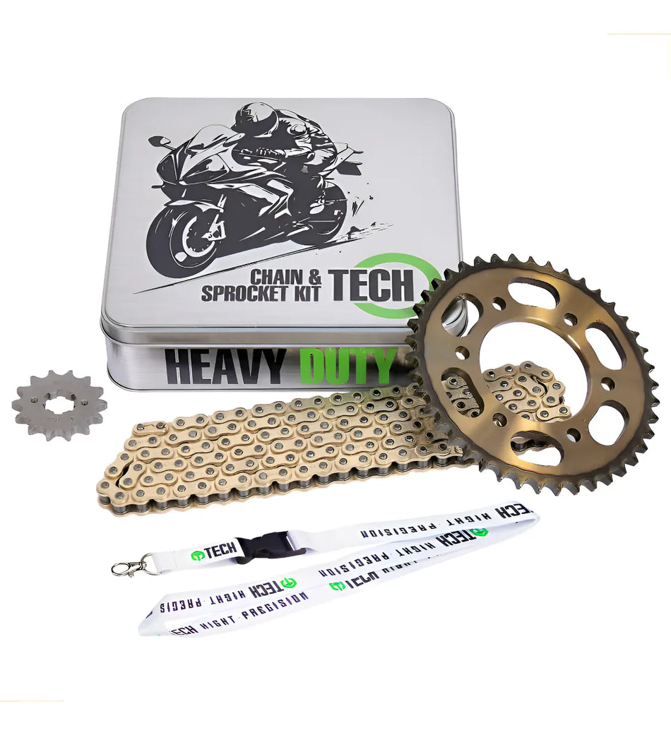 KIT DE ARRASTRE YAMAHA SZ-RR 150 - REFORZADO - GOLD - TECH