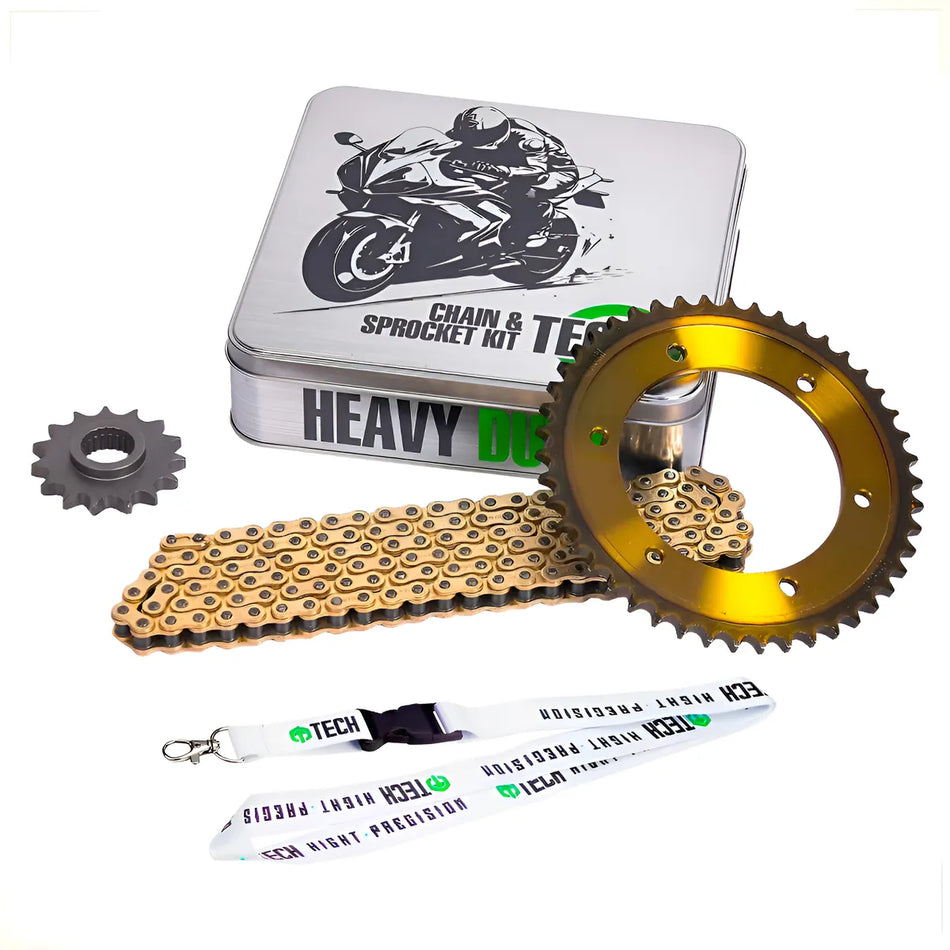 KIT DE ARRASTRE YAMAHA FZ 25 - REFORZADO - GOLD - TECH