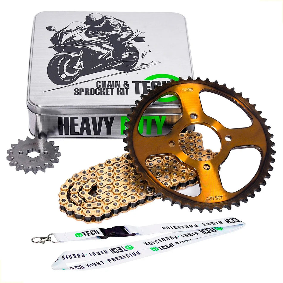 KIT DE ARRASTRE VENTO CROSSMAX 150/170/200 -  REFORZADO - GOLD - TECH