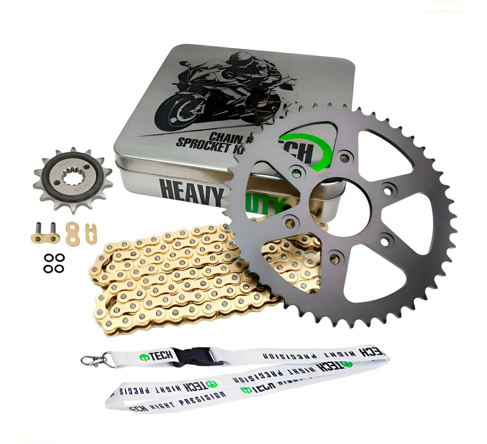 KIT DE ARRASTRE KTM DUKE 250 15-23 -  CON ORING - GOLD - TECH