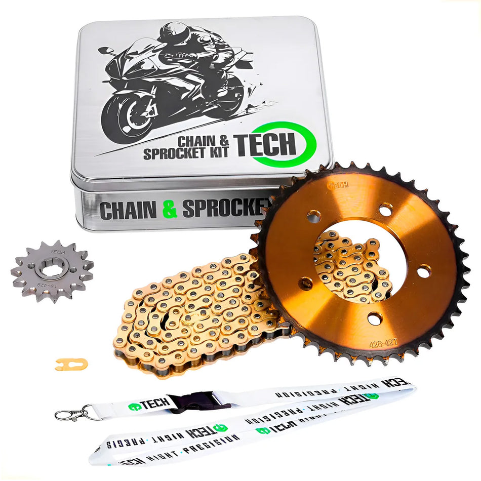 KIT DE ARRASTRE VENTO NITROX 200/250/300 - VENTO V-RACER 250 -  REFORZADO - GOLD - TECH