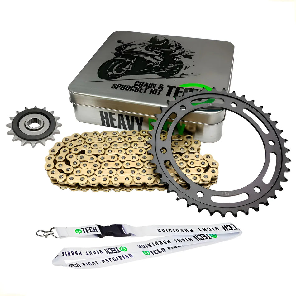 KIT DE ARRASTRE BMW G 310 GS - G 310 R -  REFORZADO - GOLD - TECH