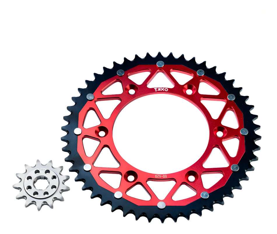 KIT ENGRANES SPROCKETS HONDA CRF 230F - XR 250R 89-95  - 50T/13T - TEX
