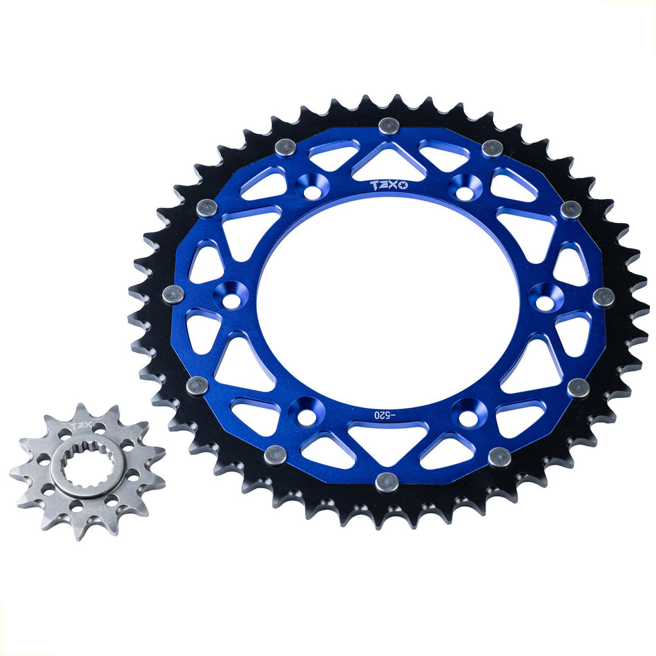 KIT ENGRANE SPROCKET HUSQVARNA TC 125/250 - FC 250/350/450 - TE 125/150/250/300 - FE 250/350/450 - 50/13T - TEX