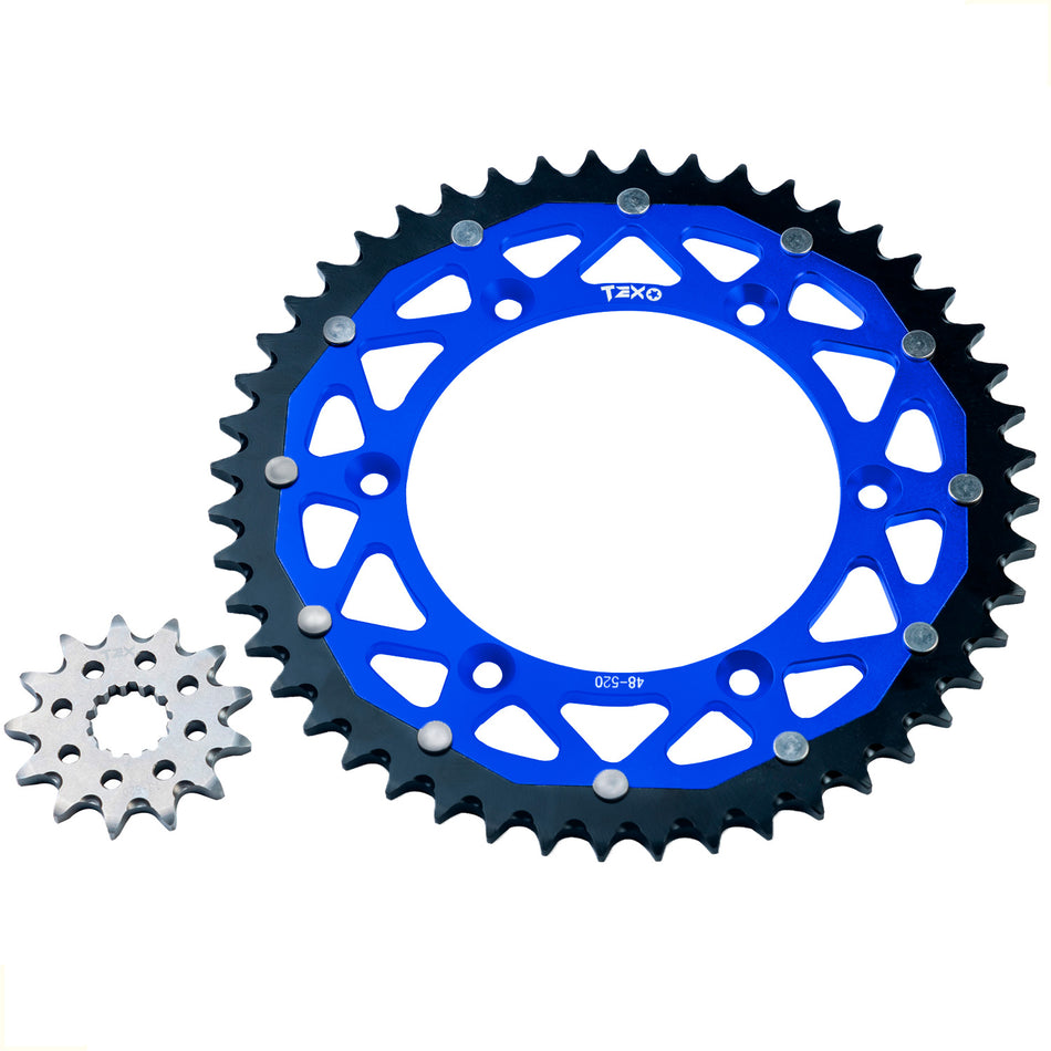 KIT ENGRANE SPROCKET YAMAHA YZ 250 99-25 - 450 F / 426 F - WR 426 F / 450 F - 48/13T - TEX