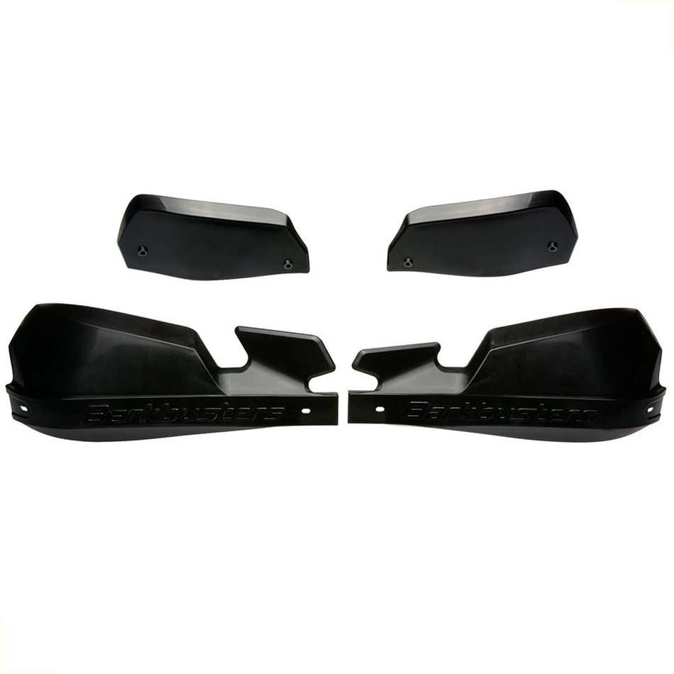 PAR PLASTICOS VPS PARA CUBRE PUÑOS ALUMINIO BHG/STM BARKBUSTERS - COLOR NEGRO-NEGRO