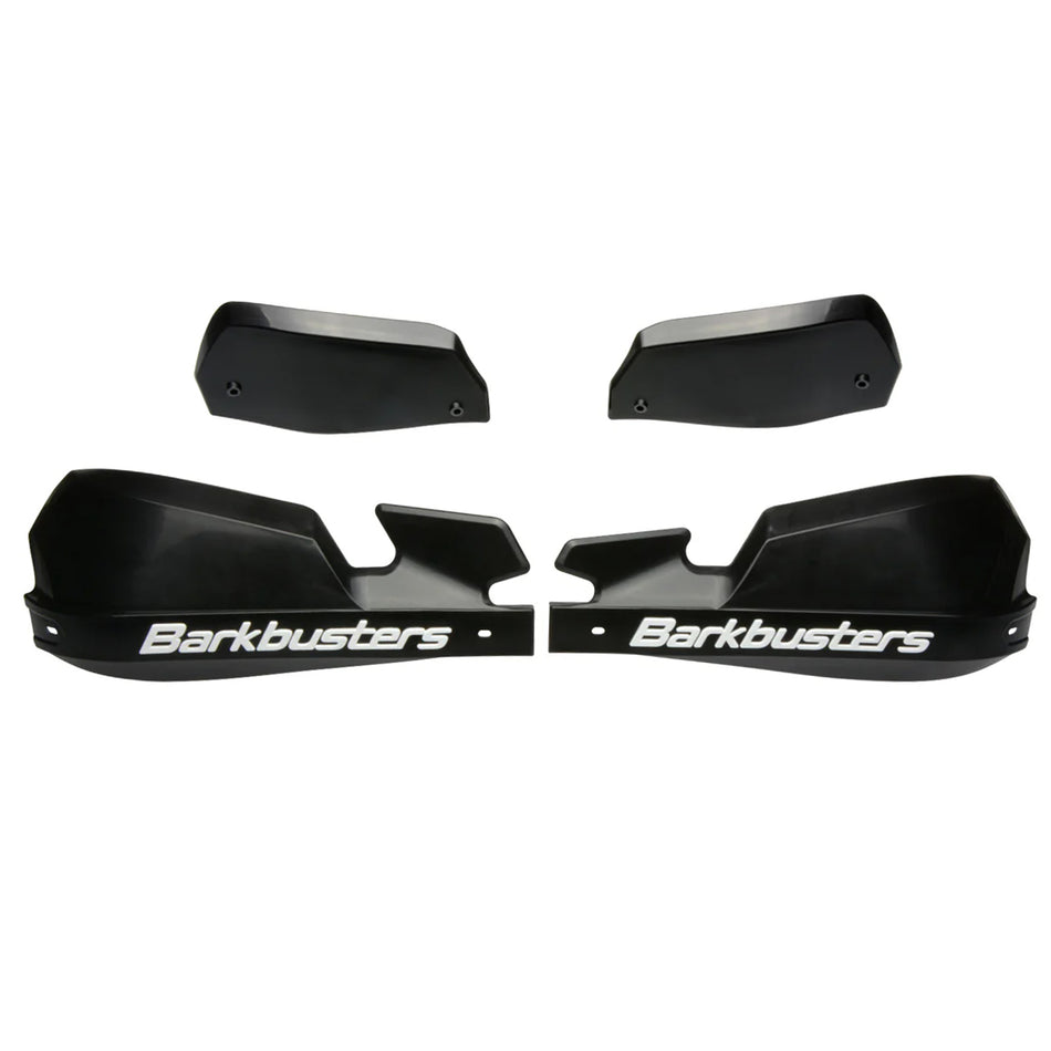 PAR PLASTICOS VPS PARA CUBRE PUÑOS ALUMINIO BHG/STM BARKBUSTERS - COLOR NEGRO-BLANCO
