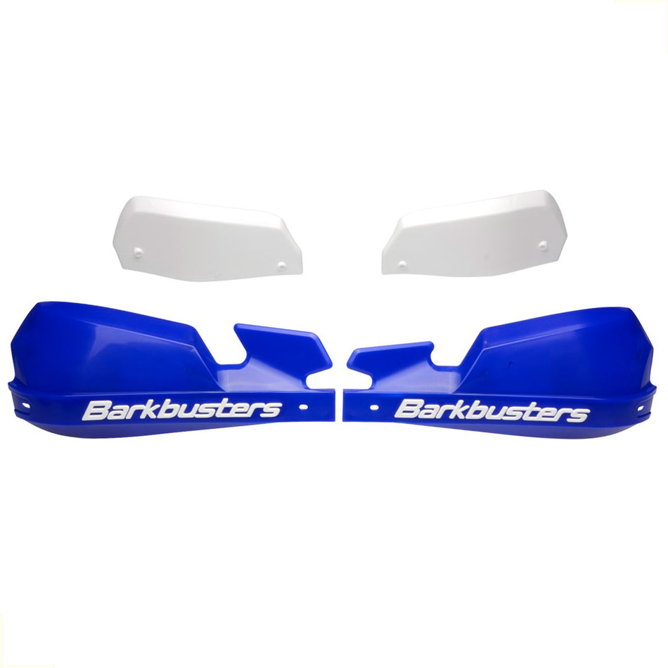 PAR PLASTICOS VPS PARA CUBRE PUÑOS ALUMINIO BHG/STM BARKBUSTERS - COLOR AZUL-BLANCO