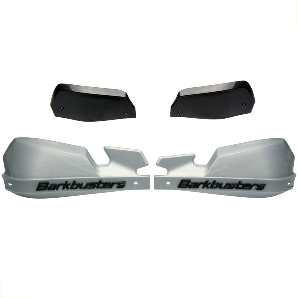 PAR PLASTICOS VPS PARA CUBRE PUÑOS ALUMINIO BHG/STM BARKBUSTERS - COLOR GRIS-NEGRO