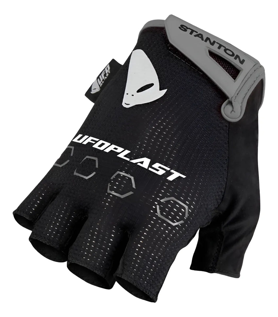 GUANTES UFO STANTON MTB DH CICLISMO MOTOCROSS - NEGRO